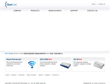 Tablet Screenshot of clearcast.biz